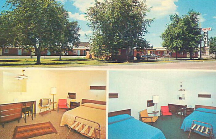 Ritz Motel (Birch Haus Motel) - Old Postcard Photo (newer photo)